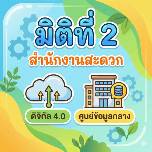 มิติที่ 2 สำนักงานสะดวก 